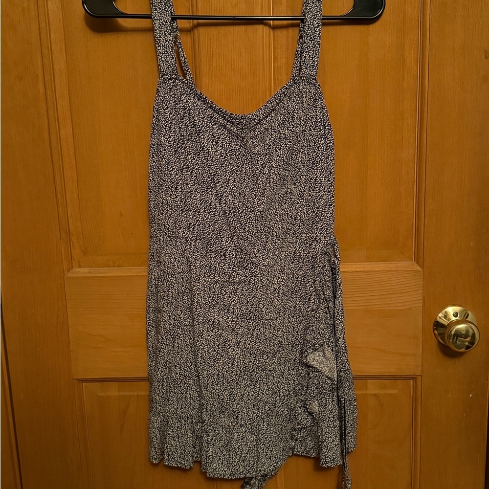 Hollister Black and White Mini Dress
